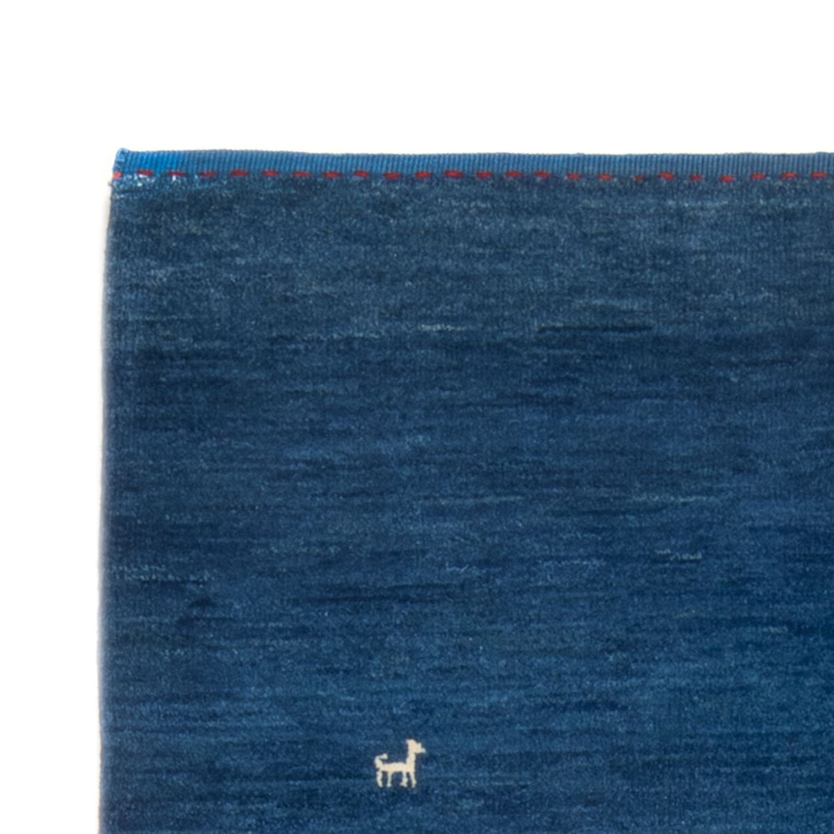 Tapis Gabbeh - Persan - 160 x 107 cm - bleu foncé