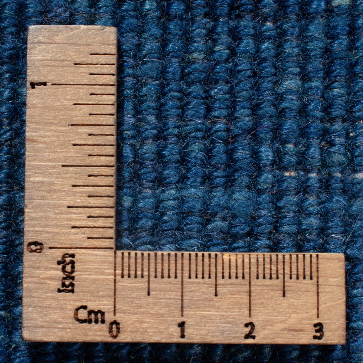 Tapis Gabbeh - Persan - 160 x 107 cm - bleu foncé