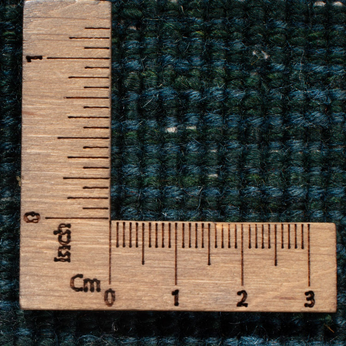 Tapis Gabbeh - Persan - 148 x 104 cm - vert foncé