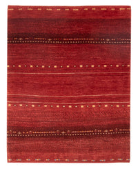Tapis Gabbeh - Persan - 140 x 102 cm - rouge foncé