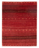 Tapis Gabbeh - Persan - 140 x 102 cm - rouge foncé