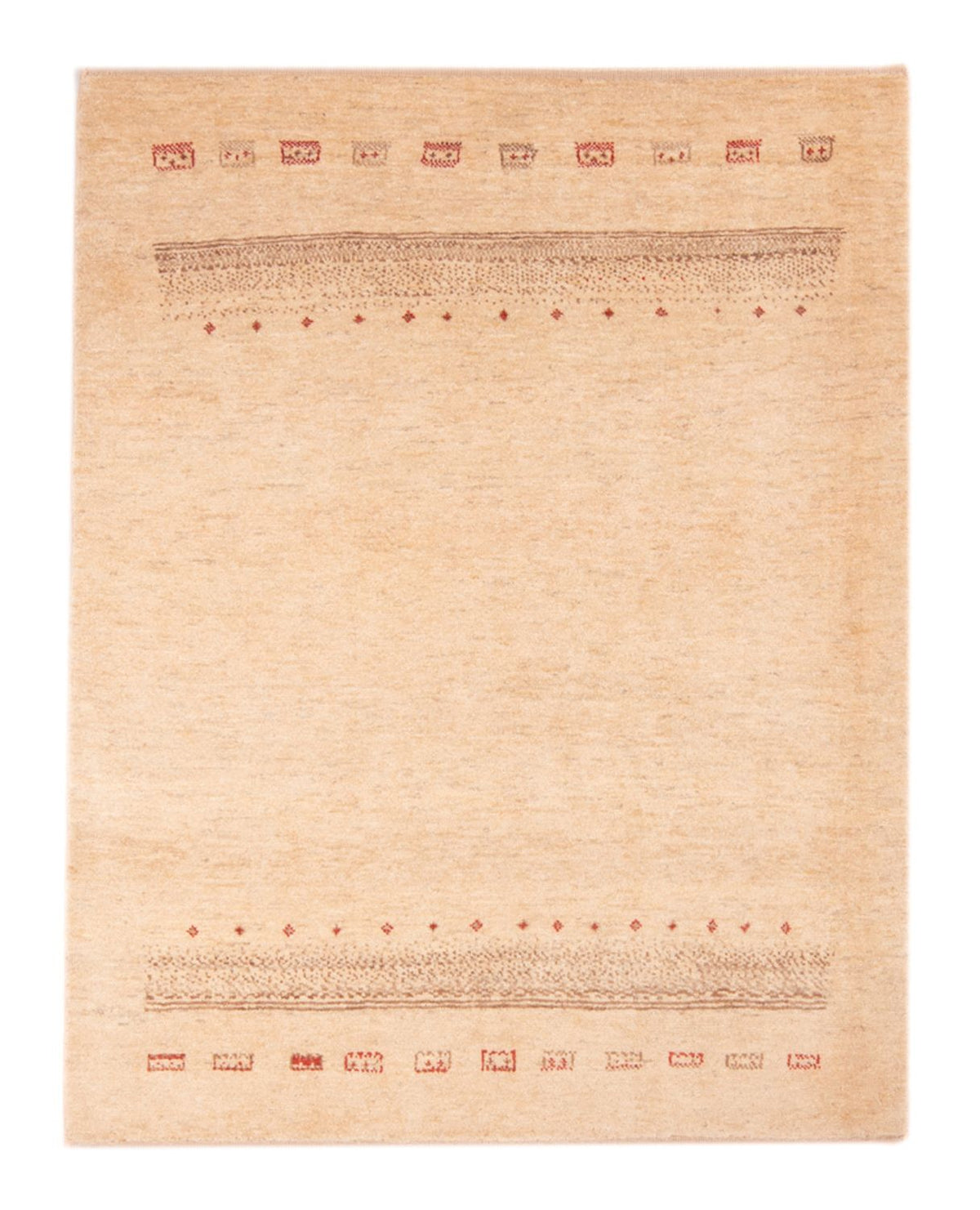 Tapis Gabbeh - Persan - 153 x 111 cm - beige clair