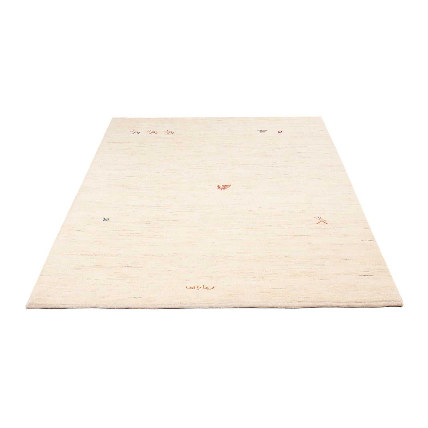Tapis Gabbeh - Persan - 189 x 122 cm - beige