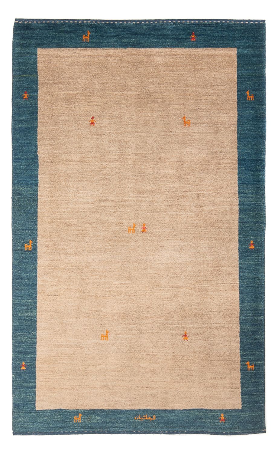 Tapis Gabbeh - Persan - 186 x 120 cm - multicolore