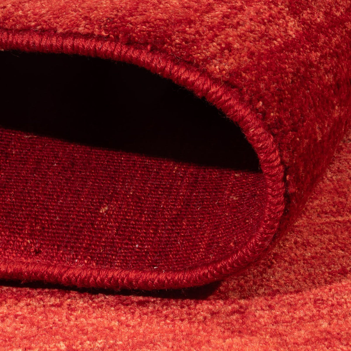 Tapis Gabbeh - Persan - 176 x 124 cm - rouge