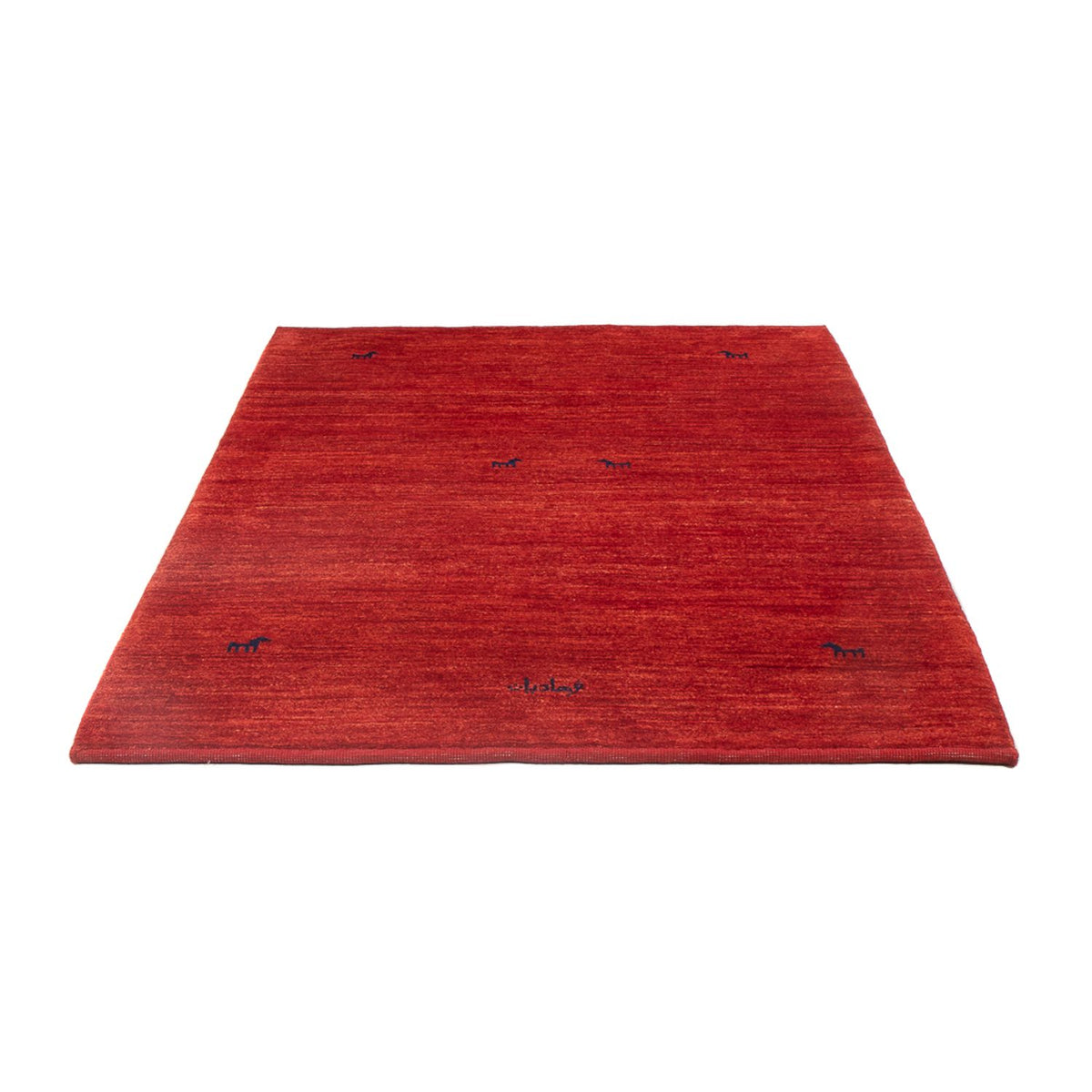 Tapis Gabbeh - Persan - 176 x 124 cm - rouge