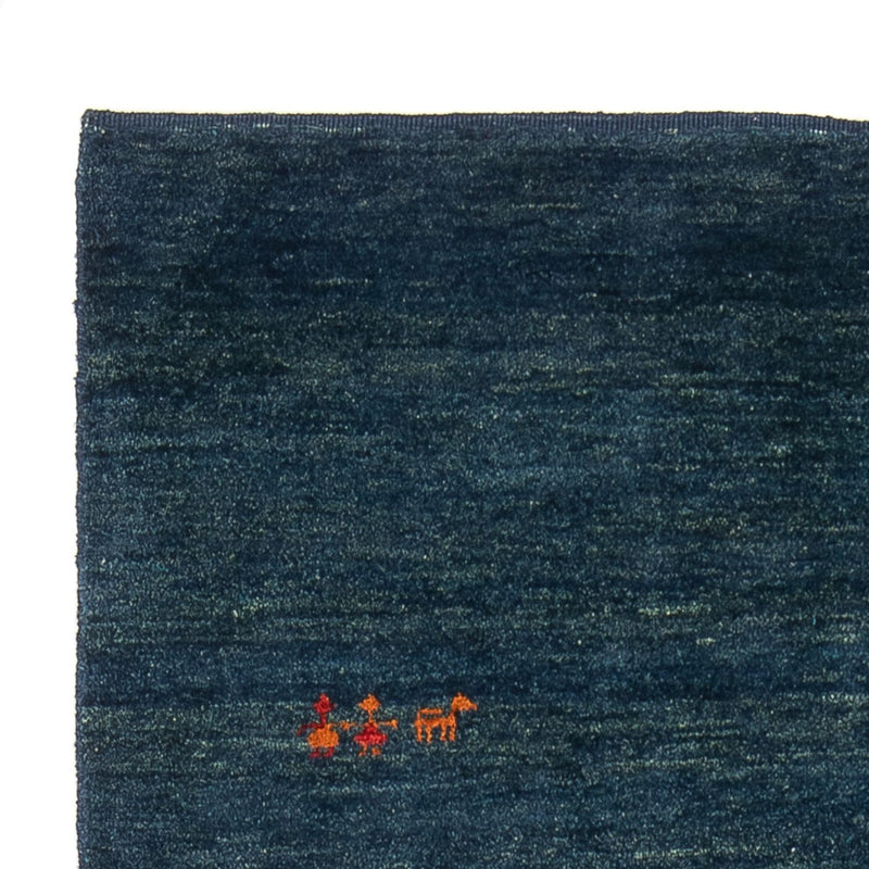 Tapis Gabbeh - Persan - 193 x 119 cm - bleu foncé