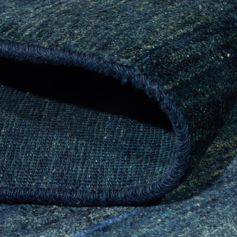 Tapis Gabbeh - Persan - 193 x 119 cm - bleu foncé