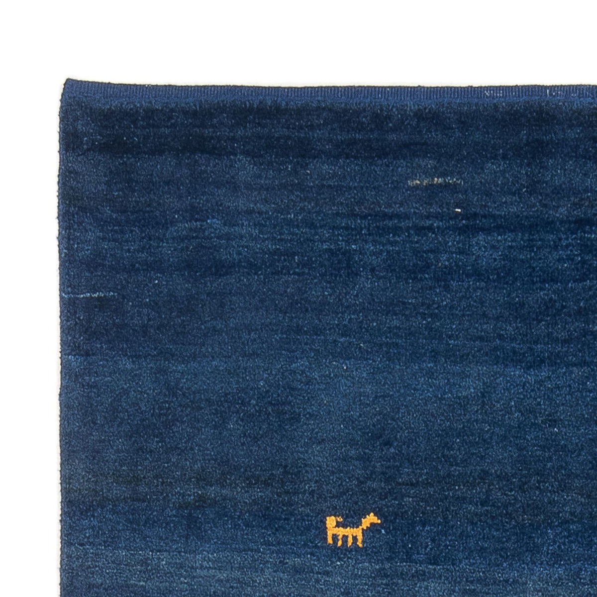 Tapis Gabbeh - Persan - 172 x 117 cm - bleu foncé