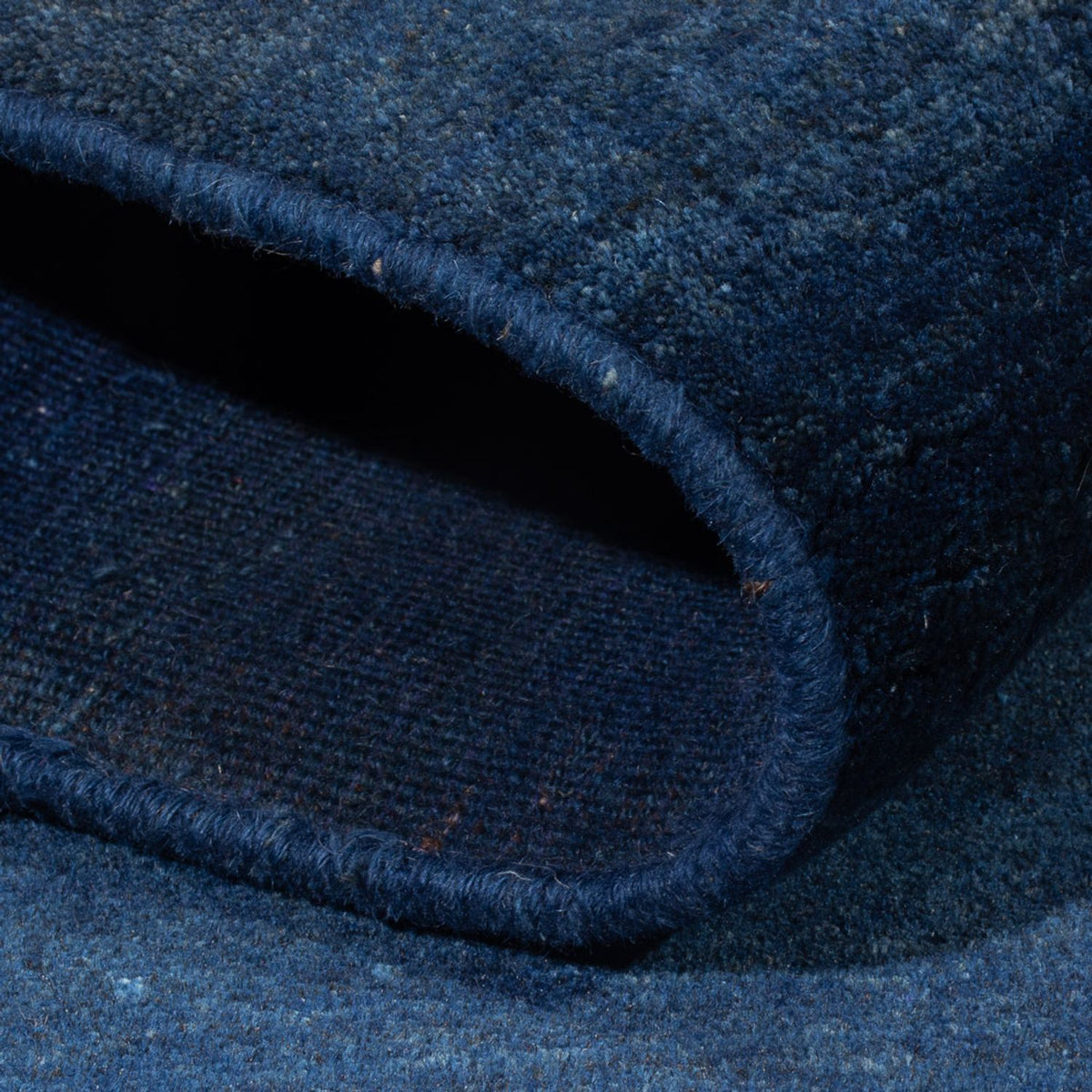 Tapis Gabbeh - Persan - 172 x 117 cm - bleu foncé