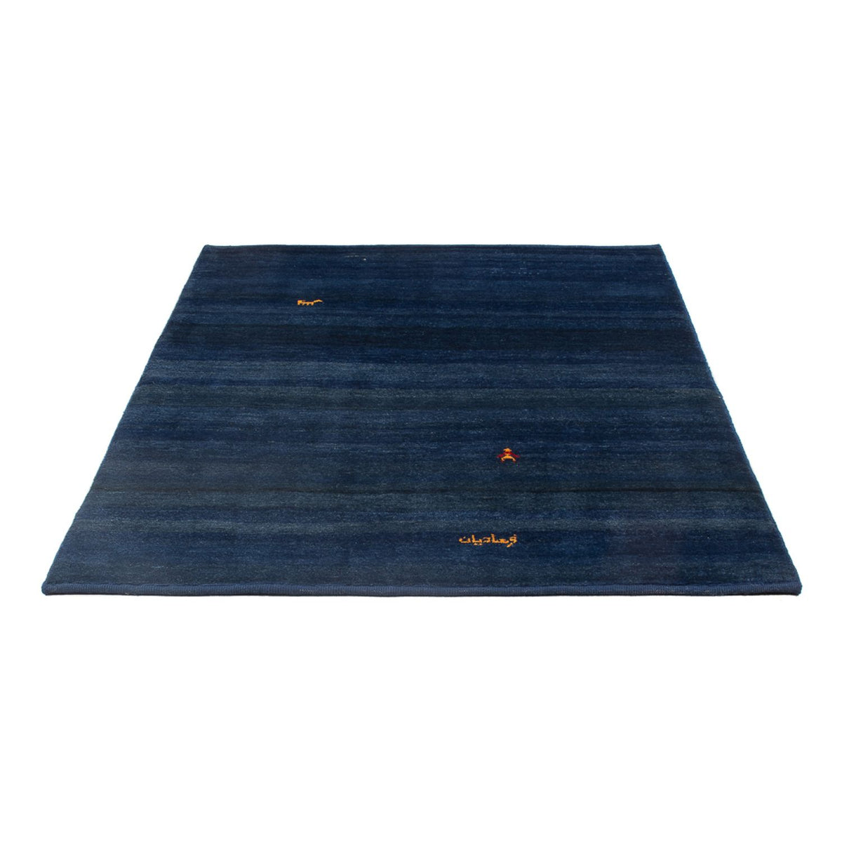 Tapis Gabbeh - Persan - 172 x 117 cm - bleu foncé