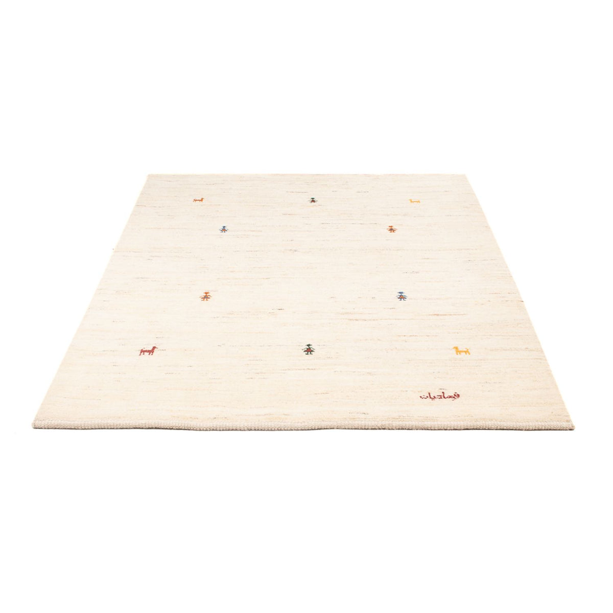 Tapis Gabbeh - Persan - 175 x 121 cm - beige