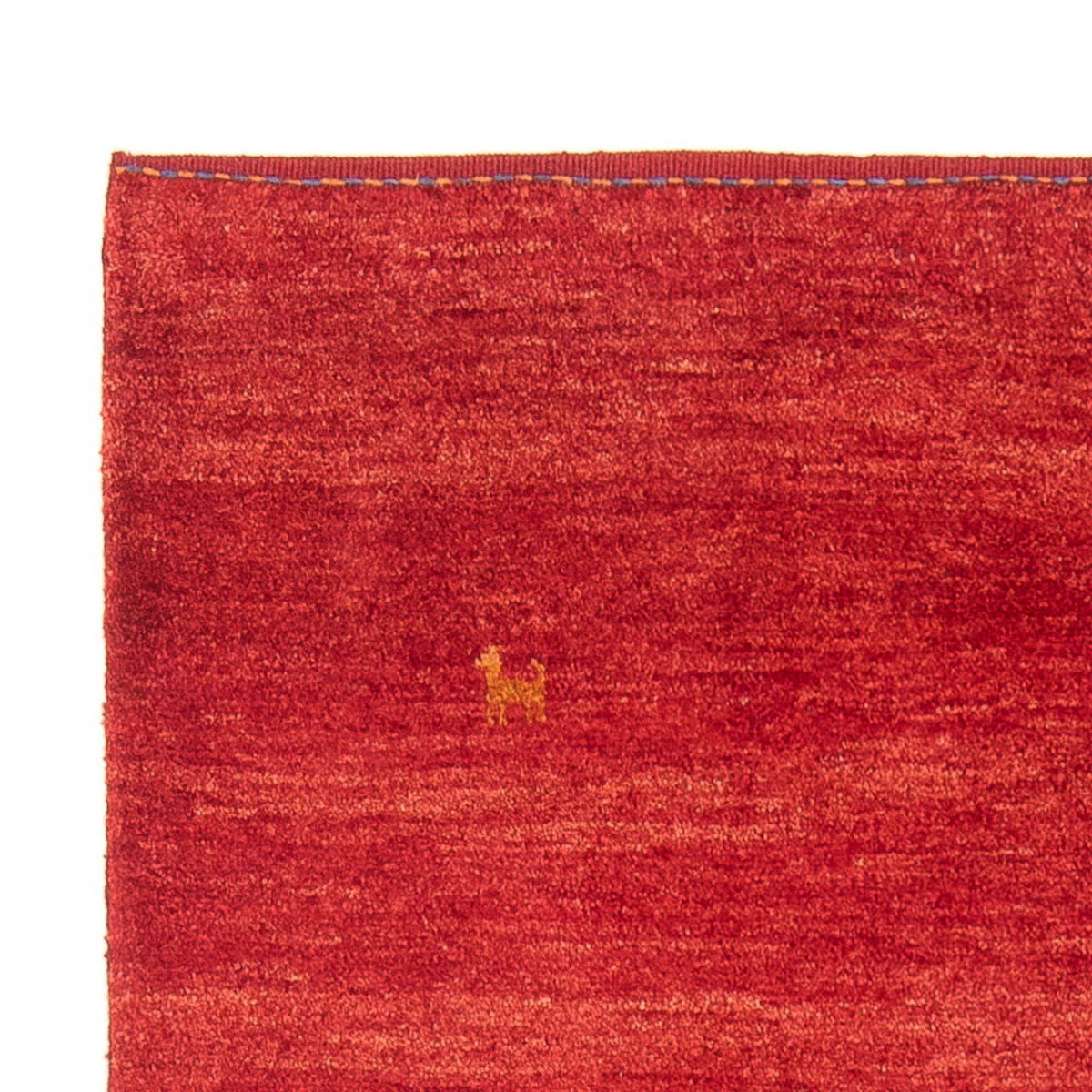 Tapis Gabbeh - Persan - 169 x 115 cm - rouge