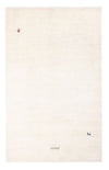Tapis Gabbeh persan Tapis 110x173cm - Perserteppich Wollteppich - Rectangle / Blanc / 110 x 173 cm Rectangle