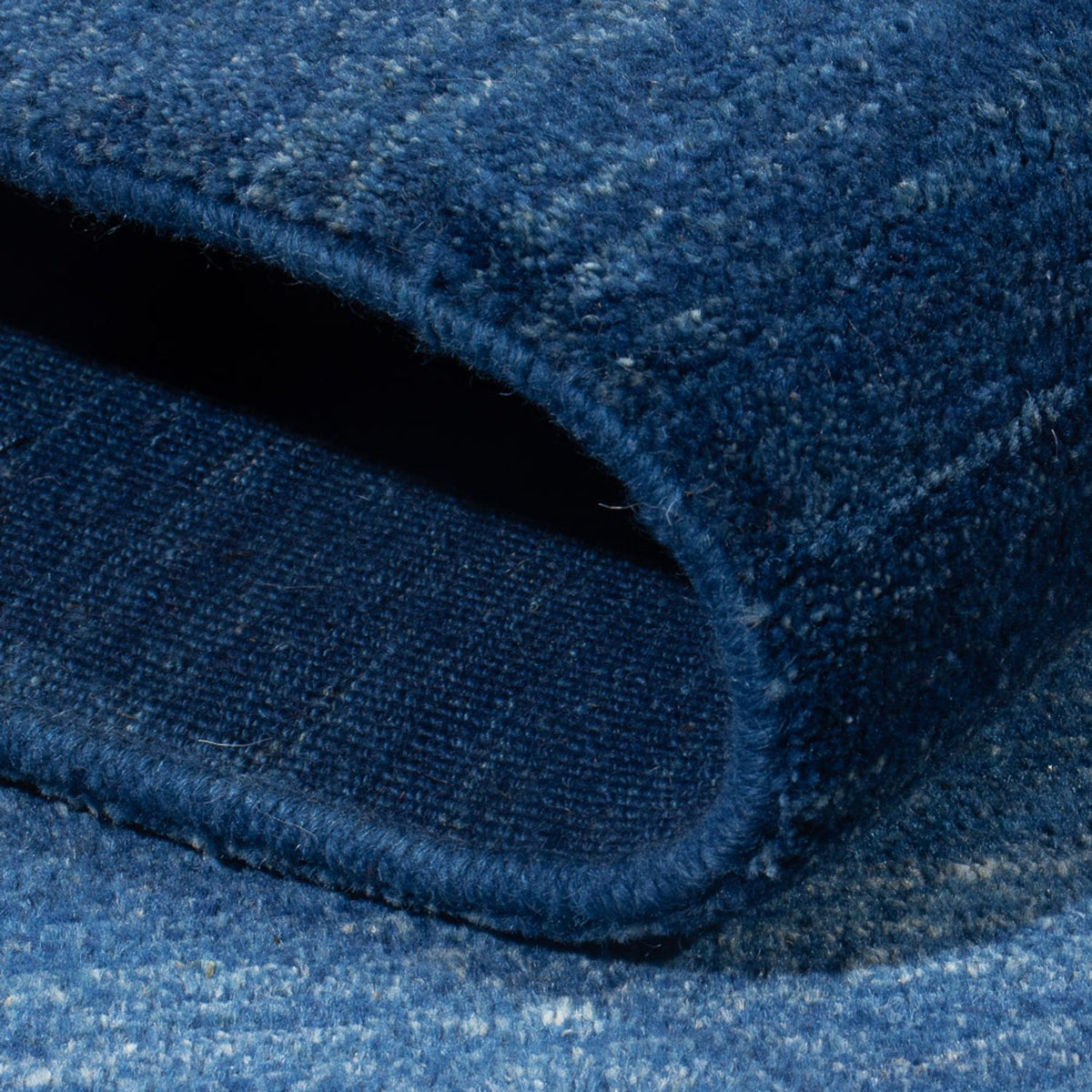 Tapis Gabbeh - Persan - 192 x 122 cm - bleu foncé