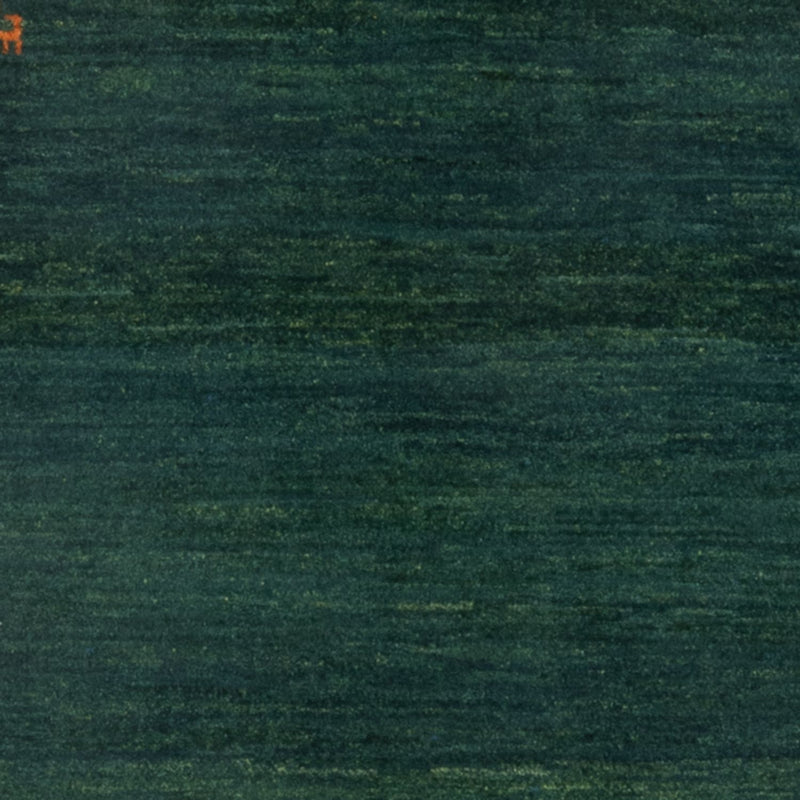 Tapis Gabbeh - Persan - 146 x 98 cm - vert foncé