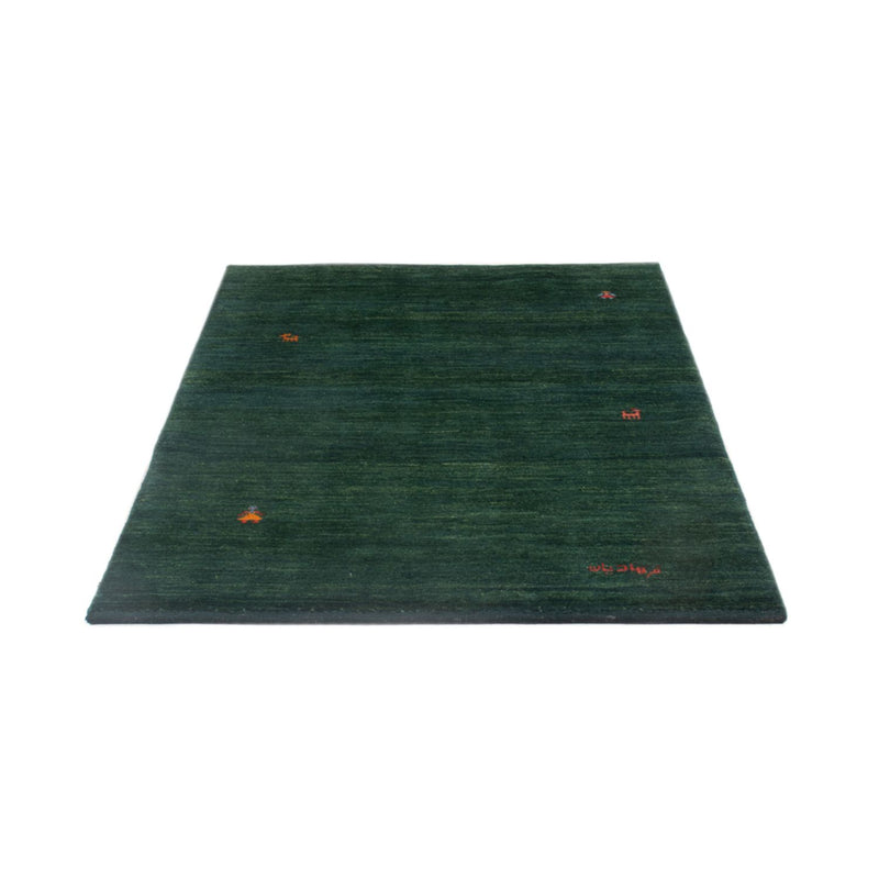 Tapis Gabbeh - Persan - 146 x 98 cm - vert foncé