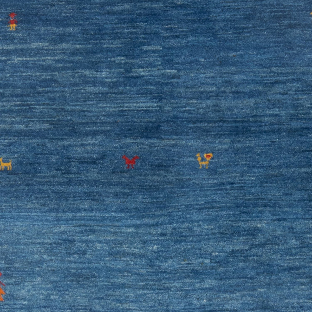 Tapis Gabbeh - Persan - 144 x 96 cm - bleu de mer