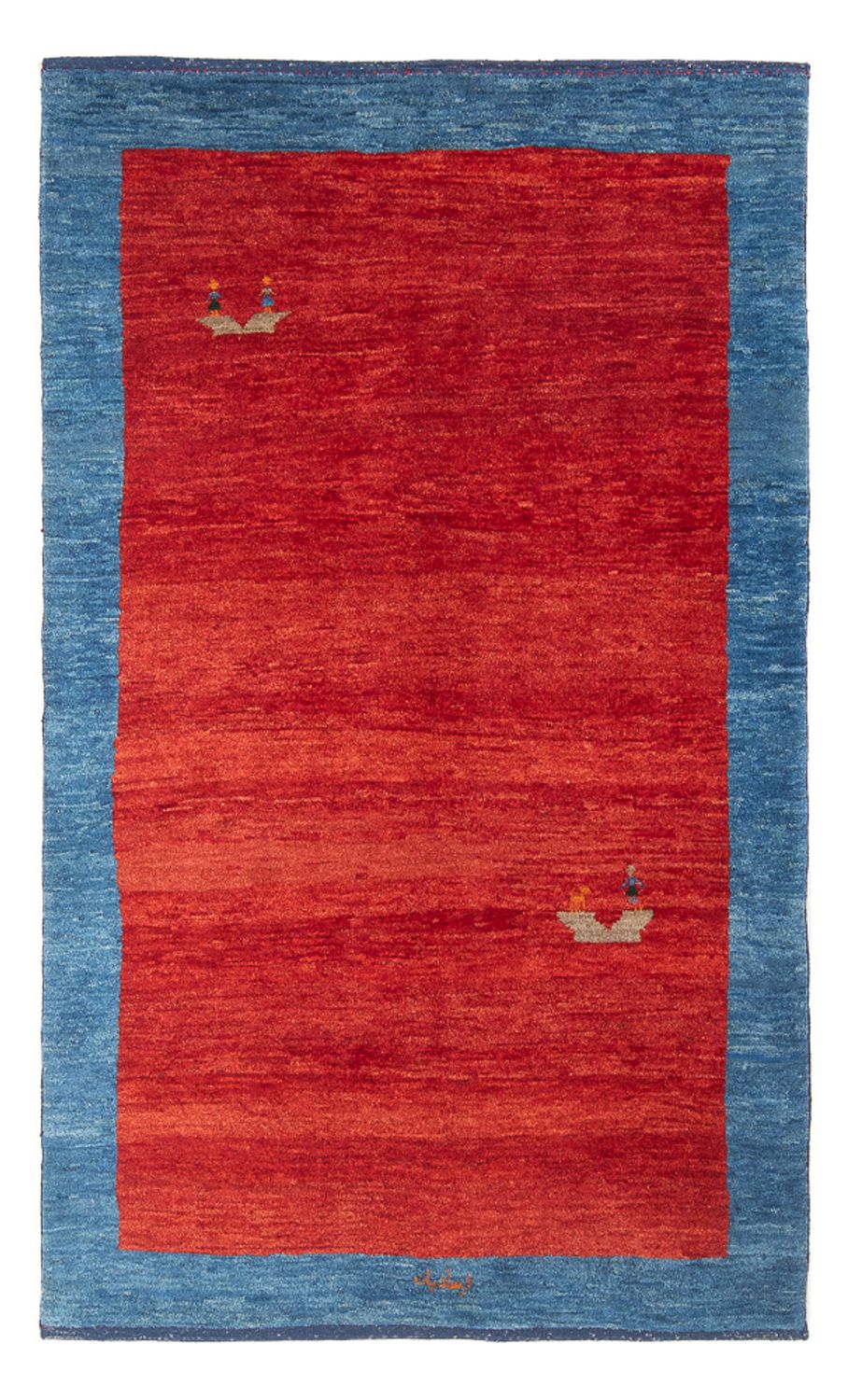 Tapis Gabbeh - Persan - 193 x 122 cm - multicolore