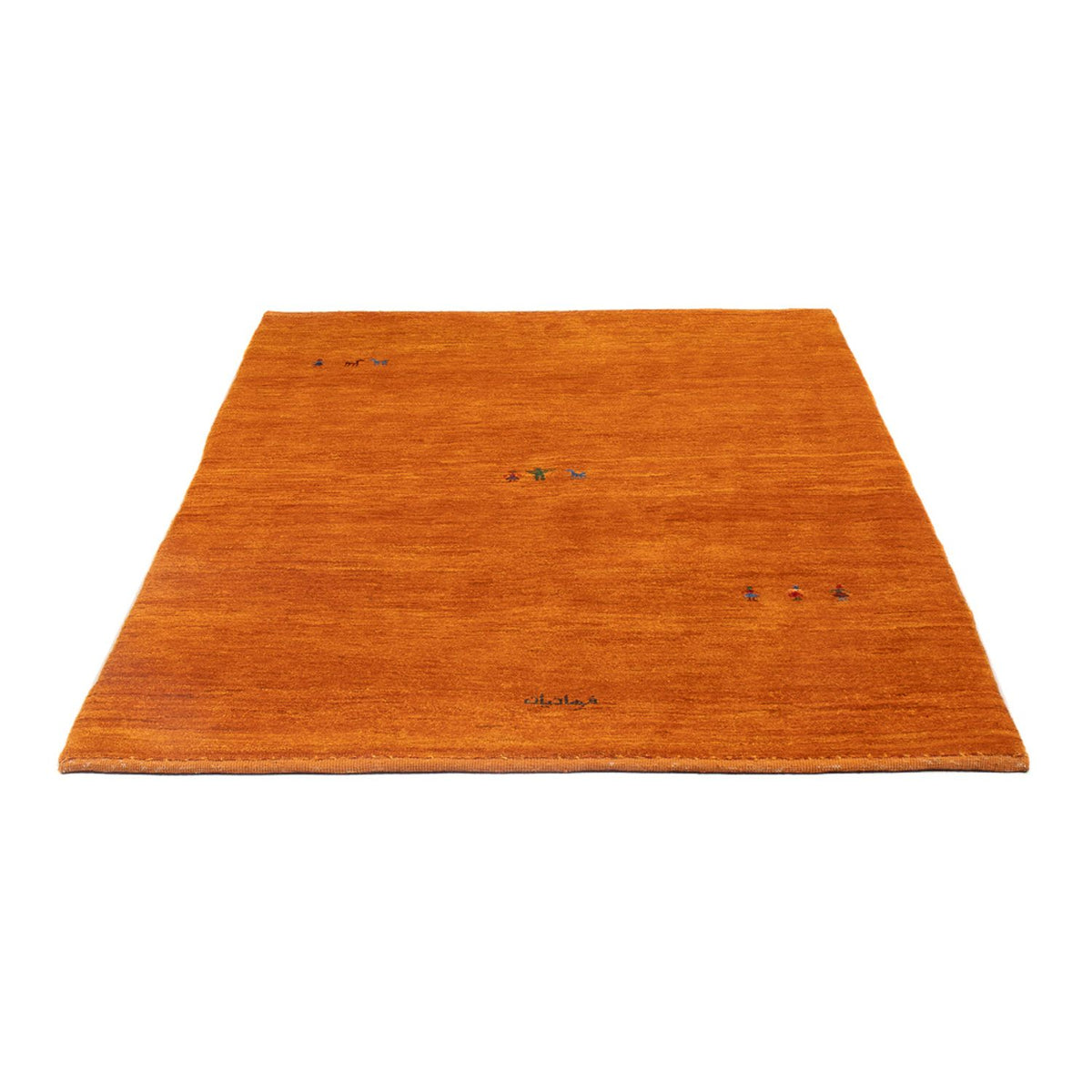 Tapis Gabbeh - Persan - 178 x 123 cm - orange