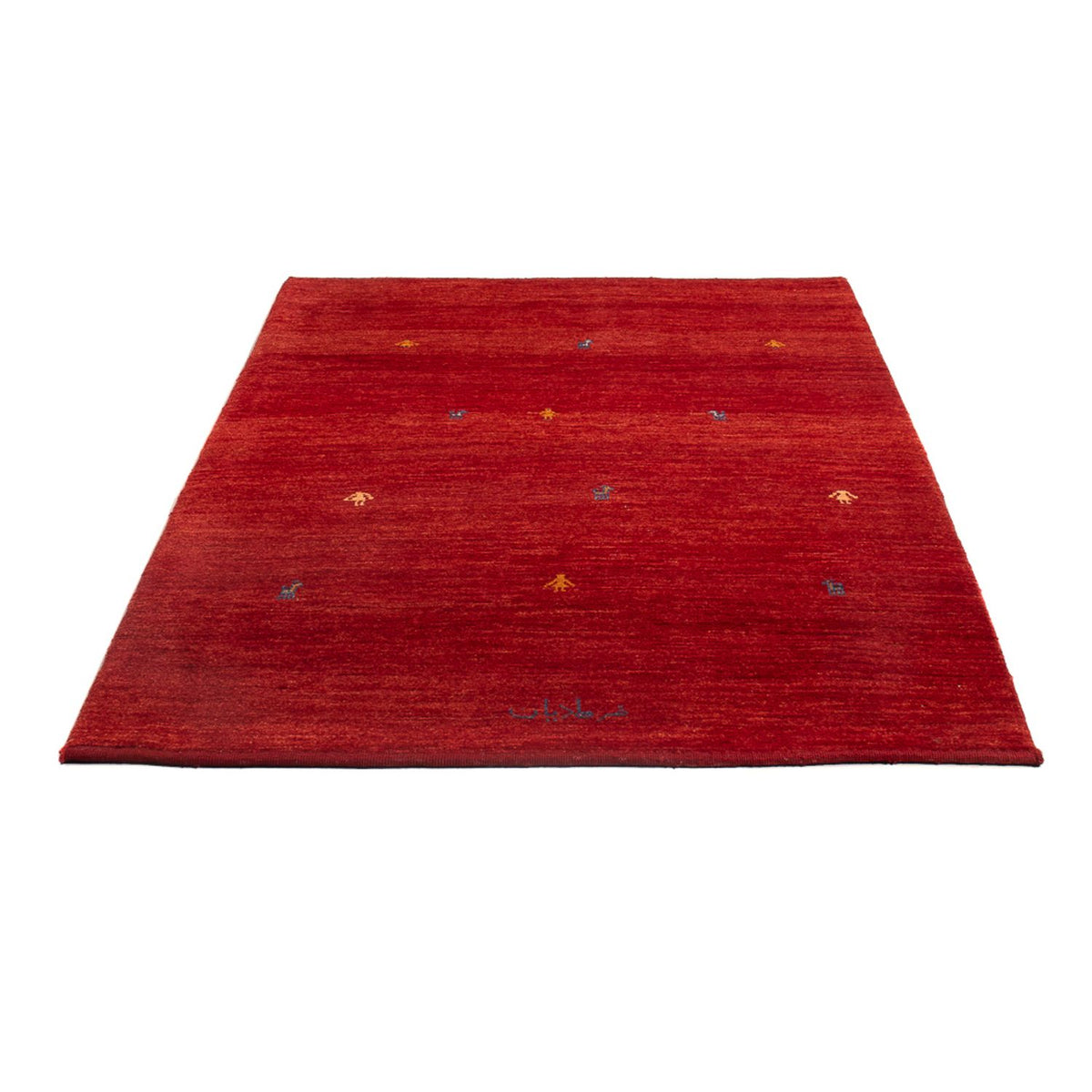 Tapis Gabbeh - Persan - 189 x 123 cm - rouge