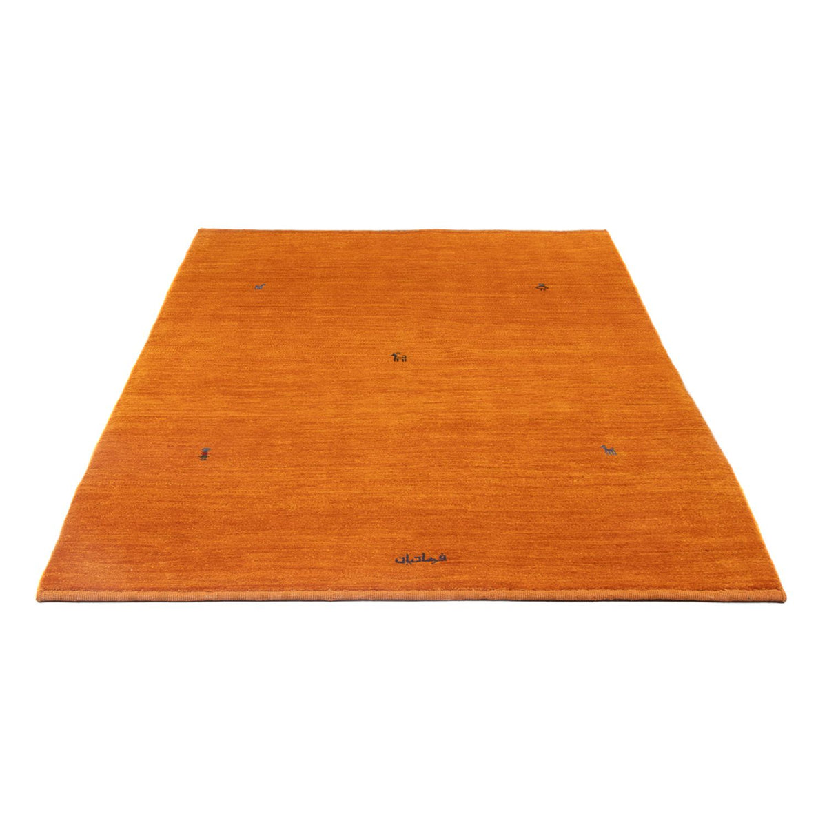 Tapis Gabbeh - Persan - 190 x 120 cm - orange