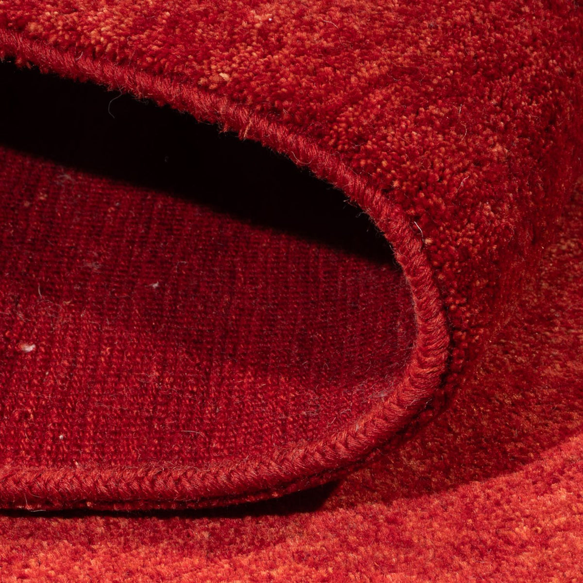 Tapis Gabbeh - Persan - 186 x 122 cm - rouge