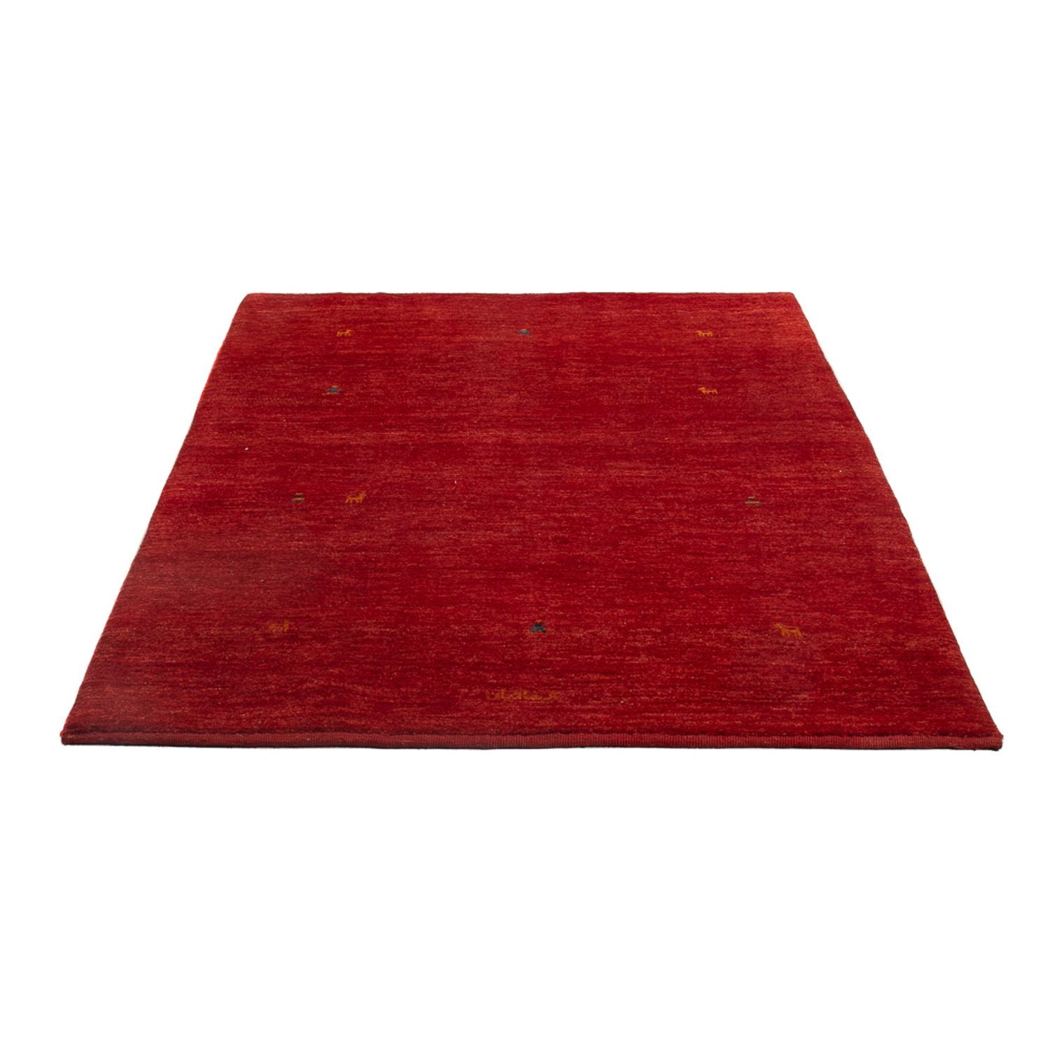 Tapis Gabbeh - Persan - 186 x 122 cm - rouge