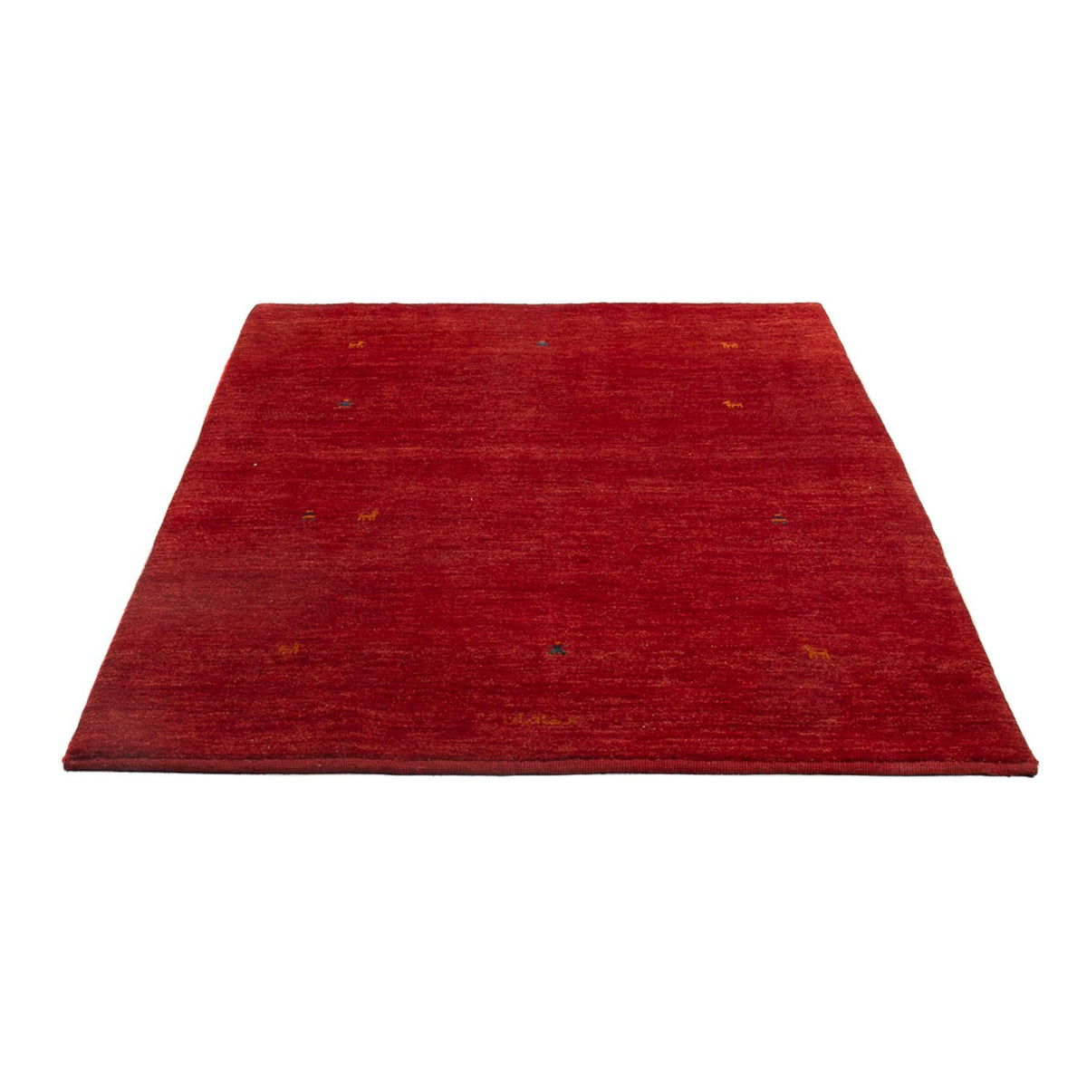 Tapis Gabbeh - Persan - 186 x 122 cm - rouge