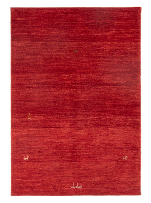 Tapis Gabbeh - Persan - 147 x 98 cm - rouge