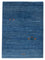 Tapis Gabbeh - Persan - 147 x 102 cm - bleu de mer