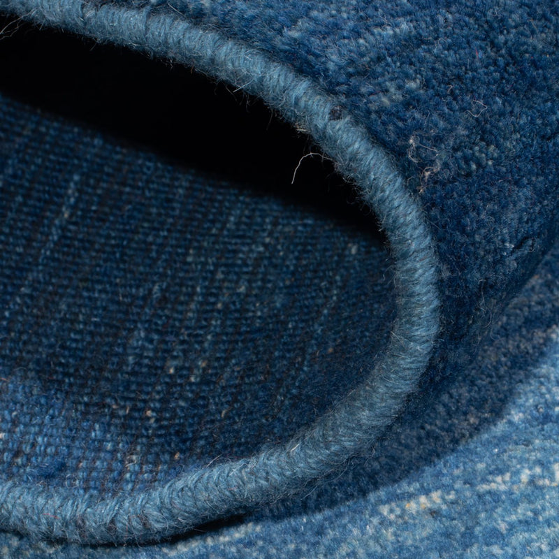 Tapis Gabbeh - Persan - 147 x 102 cm - bleu de mer