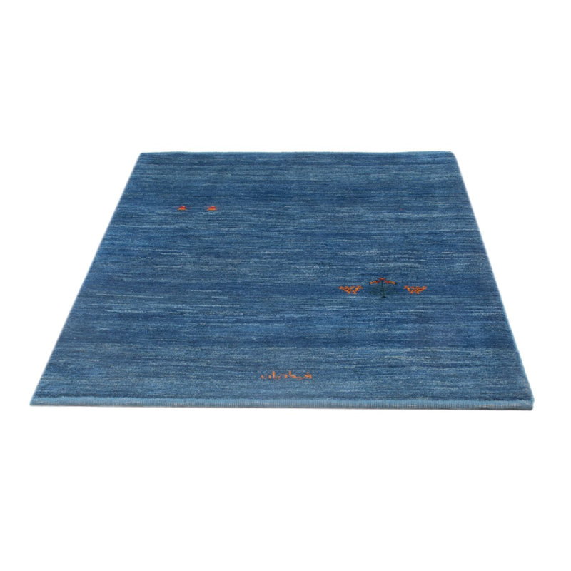 Tapis Gabbeh - Persan - 147 x 102 cm - bleu de mer