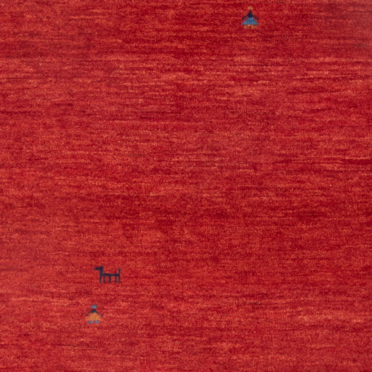 Tapis Gabbeh - Persan - 147 x 100 cm - rouge