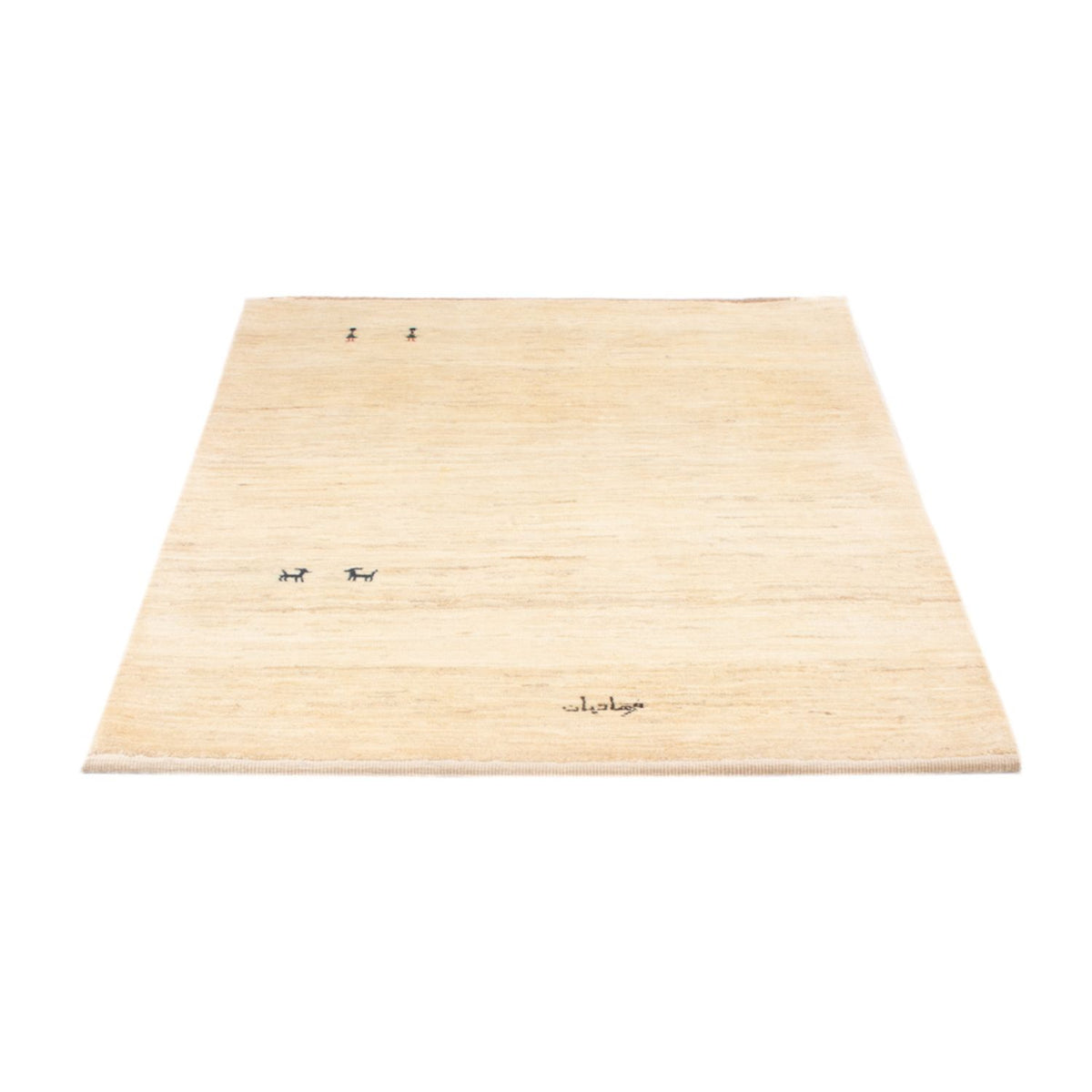 Tapis Gabbeh - Persan - 150 x 102 cm - blanc