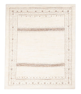 Tapis Gabbeh - Persan - 142 x 100 cm - blanc