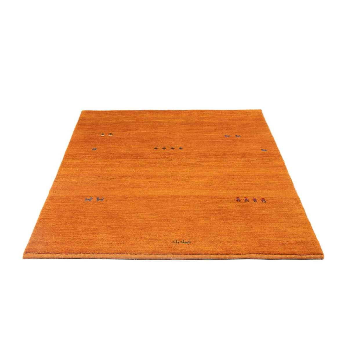 Tapis Gabbeh - Persan - 179 x 116 cm - orange