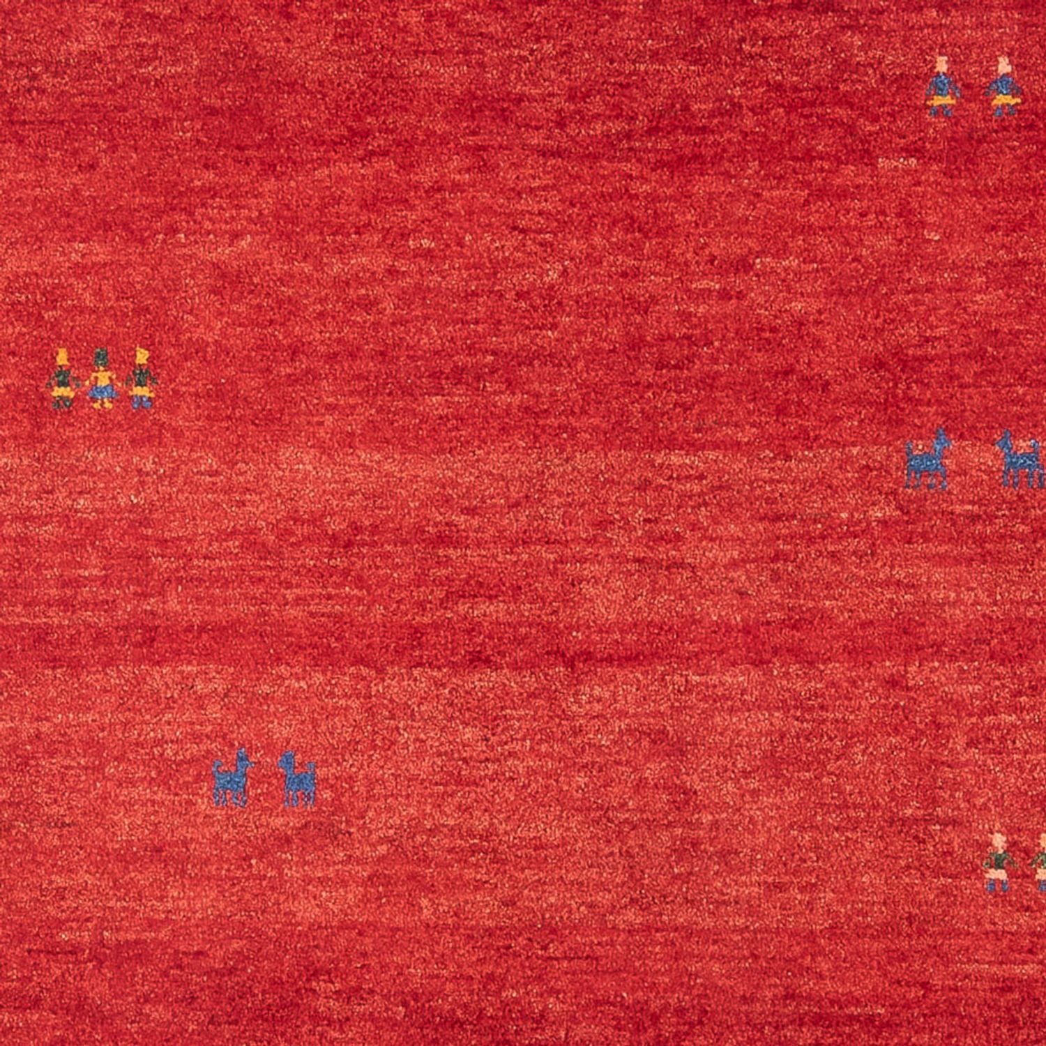 Tapis Gabbeh - Persan - 183 x 123 cm - rouge