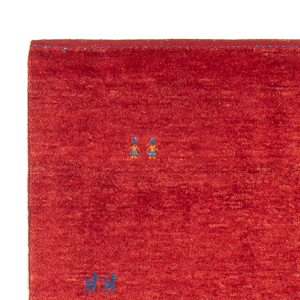 Tapis Gabbeh - Persan - 183 x 123 cm - rouge