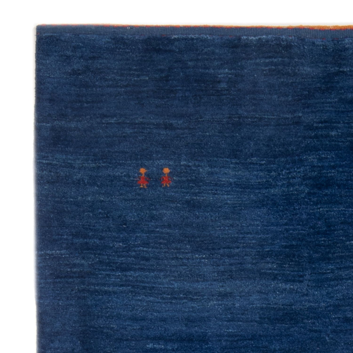 Tapis Gabbeh - Persan - 158 x 107 cm - bleu foncé