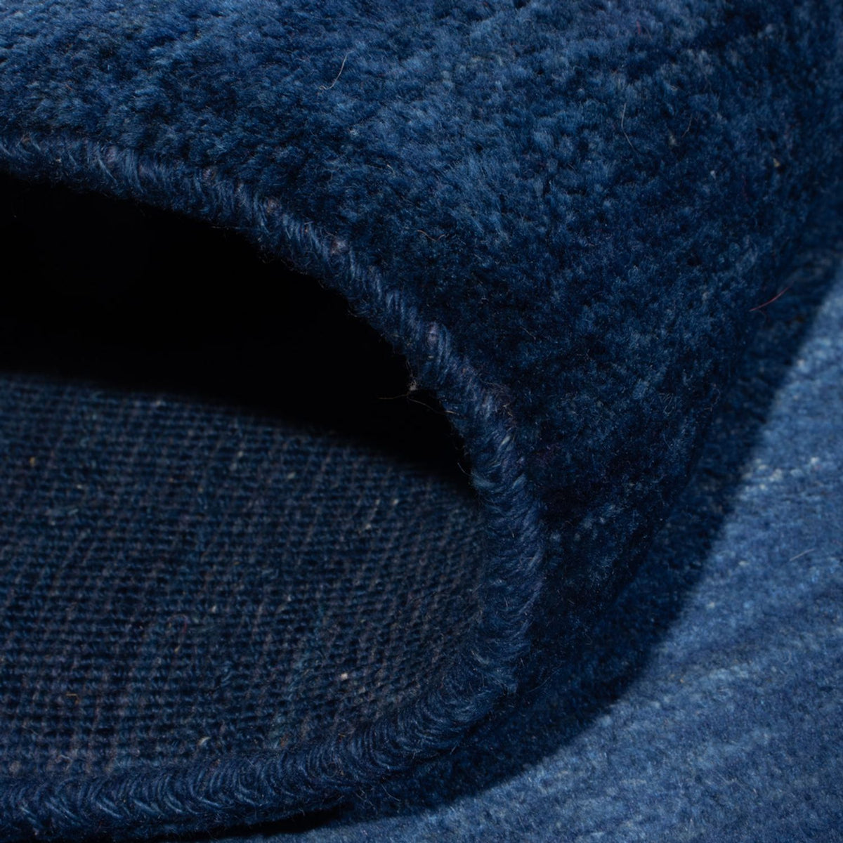 Tapis Gabbeh - Persan - 158 x 107 cm - bleu foncé