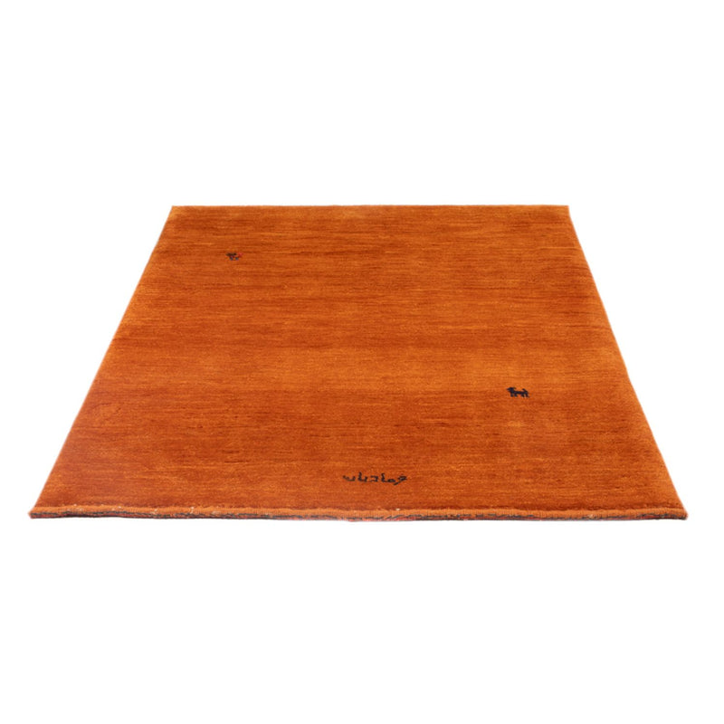 Tapis Gabbeh - Persan - 155 x 112 cm - terracotta