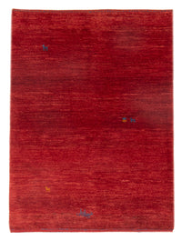 Tapis Gabbeh - Persan - 147 x 101 cm - rouge foncé