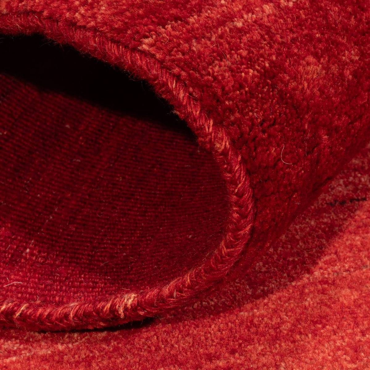 Tapis Gabbeh - Persan - 147 x 101 cm - rouge foncé