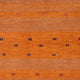 Tapis Gabbeh - Persan - 145 x 100 cm - terracotta