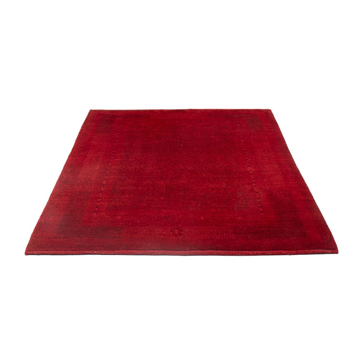 Tapis Gabbeh - Persan - 177 x 128 cm - rouge foncé