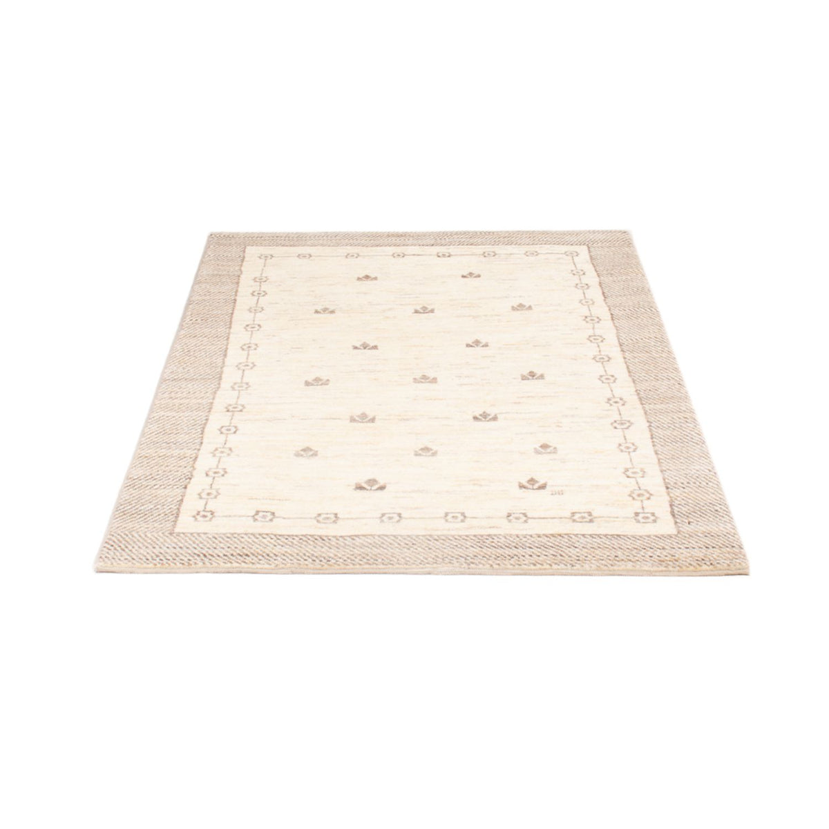 Tapis Gabbeh - Persan - 145 x 96 cm - beige clair