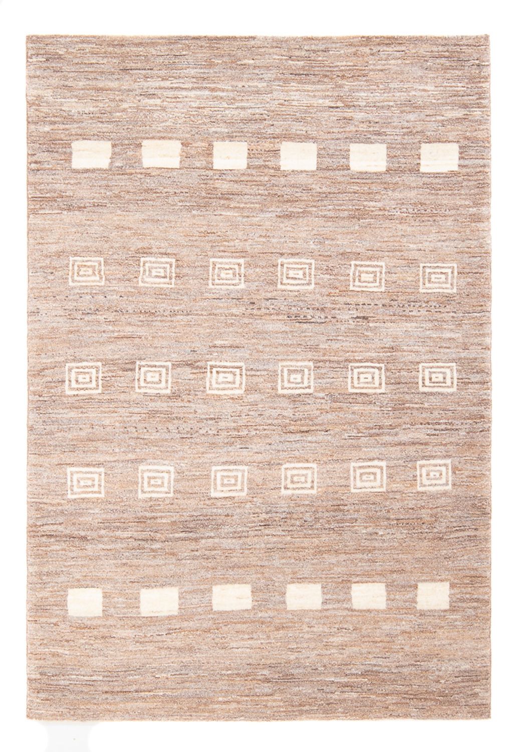 Tapis Gabbeh - Persan - 178 x 117 cm - beige foncé