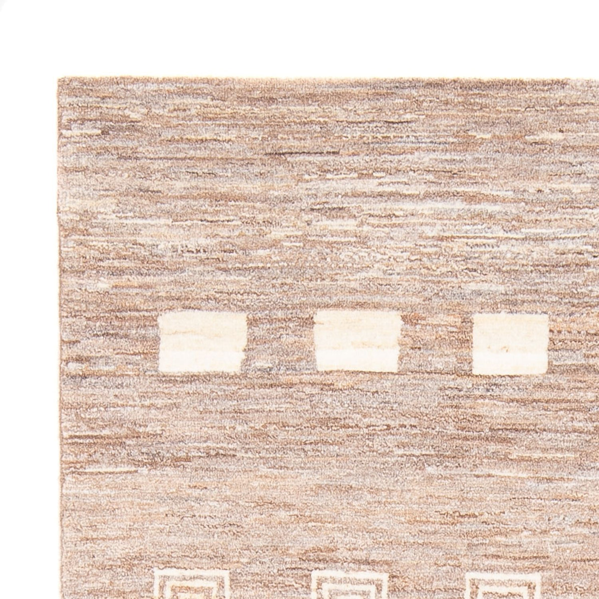 Tapis Gabbeh - Persan - 178 x 117 cm - beige foncé