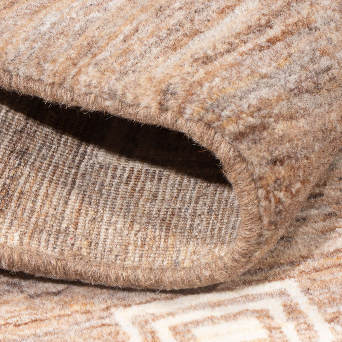 Tapis Gabbeh - Persan - 178 x 117 cm - beige foncé